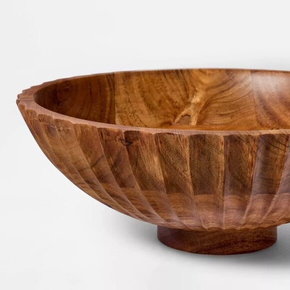 Threshold Studio McGee‎ Acacia Wood Bowl  - Target - Picture 3 of 4